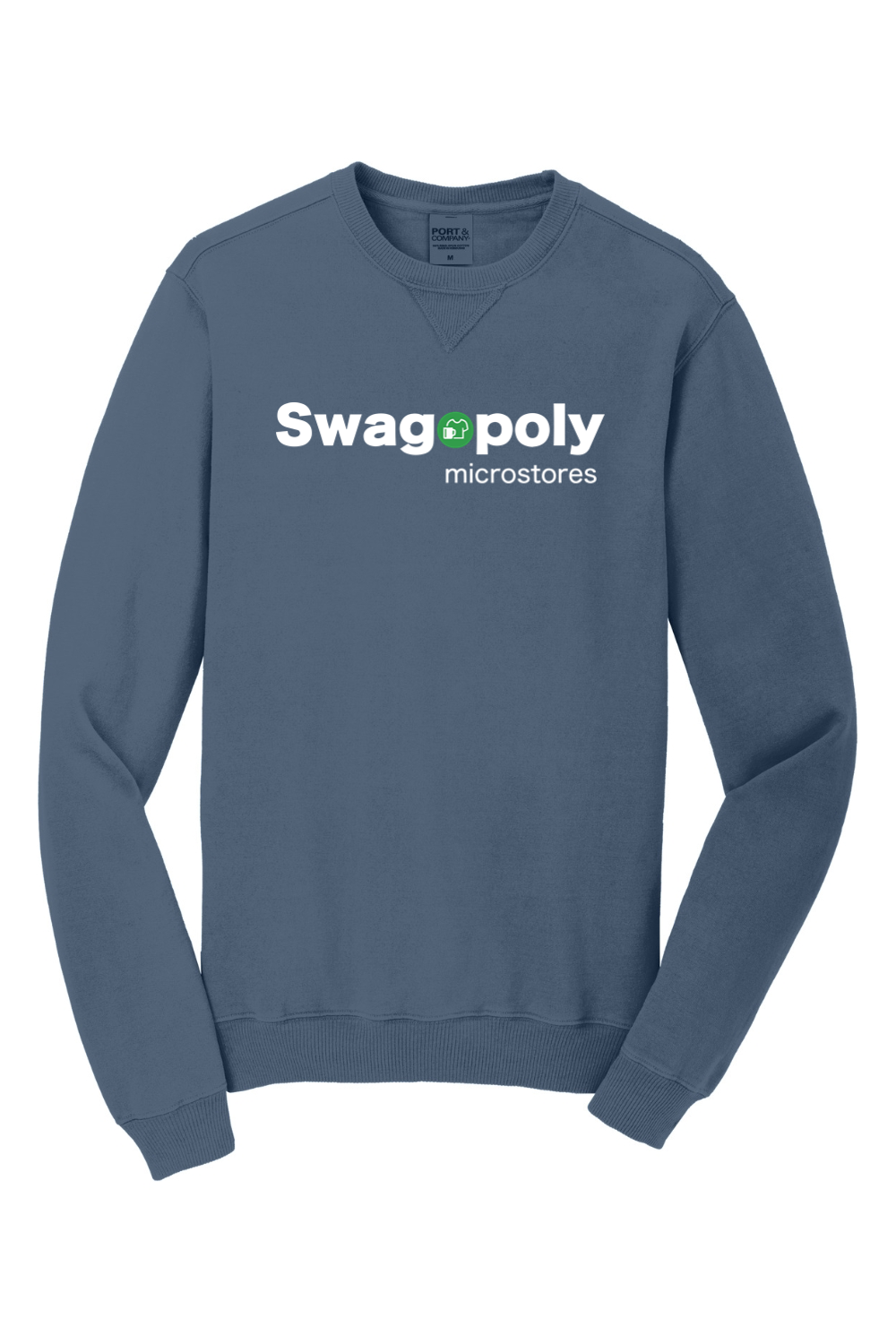 Port & Company Beach Wash Garment-Dyed Crewneck Sweatshirt