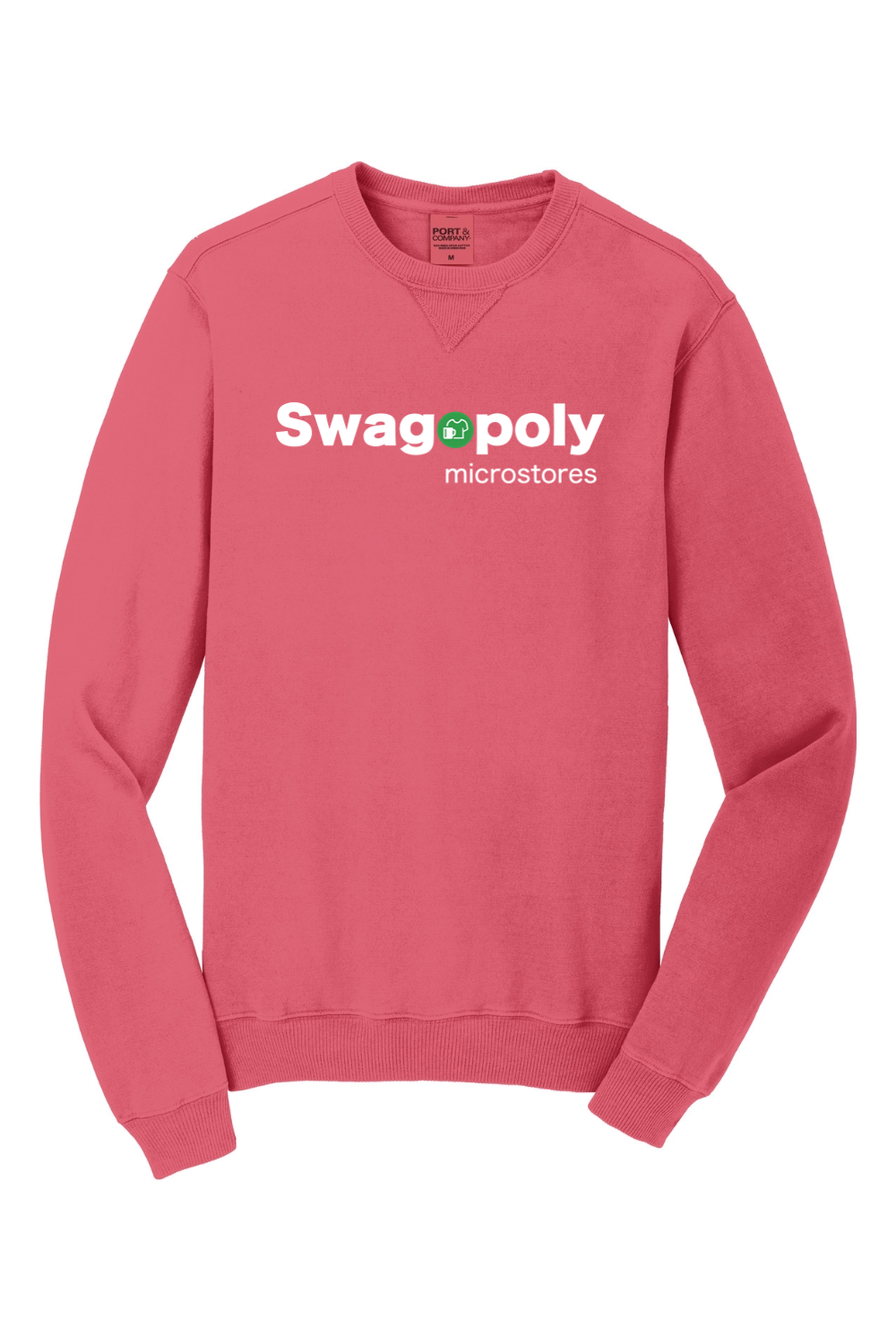 Port & Company Beach Wash Garment-Dyed Crewneck Sweatshirt