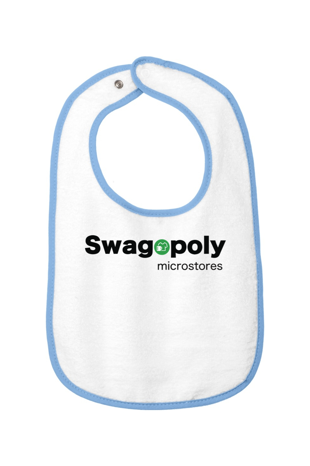 Infant Contrast Trim Terry Bib
