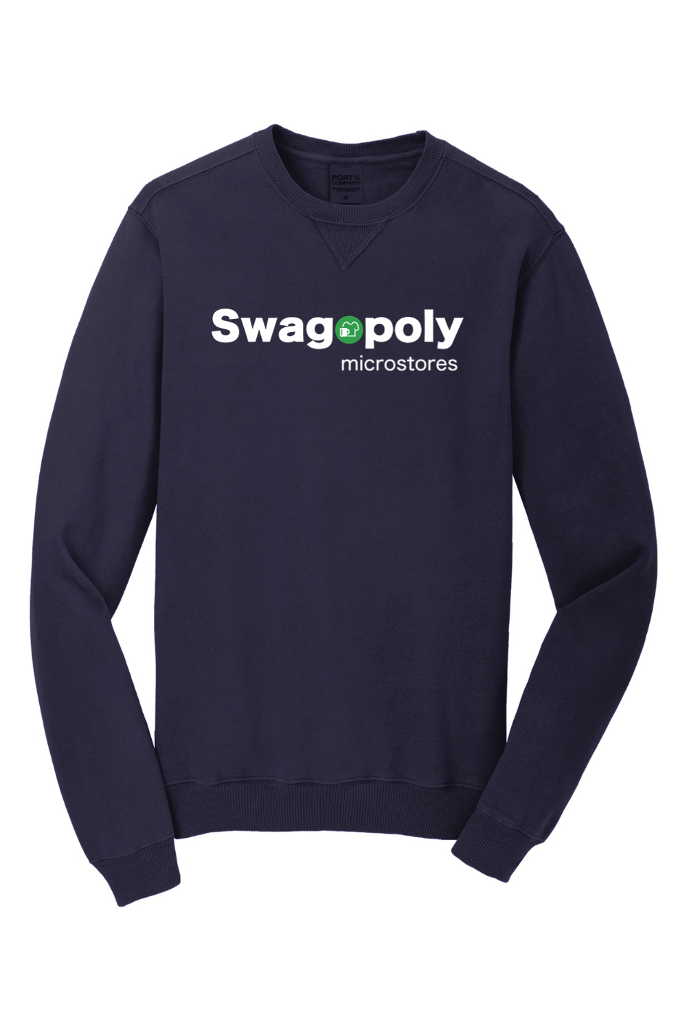 Port & Company Beach Wash Garment-Dyed Crewneck Sweatshirt
