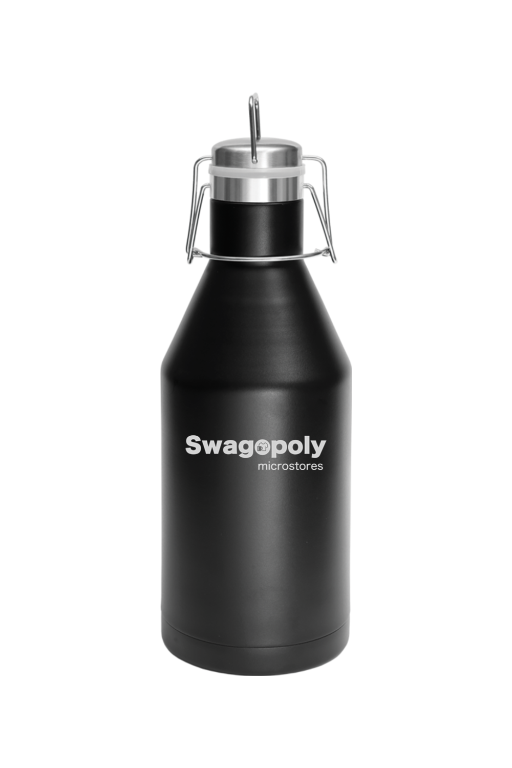 64 oz Stainless Steel Insulated Growler with Swing-Top Lid